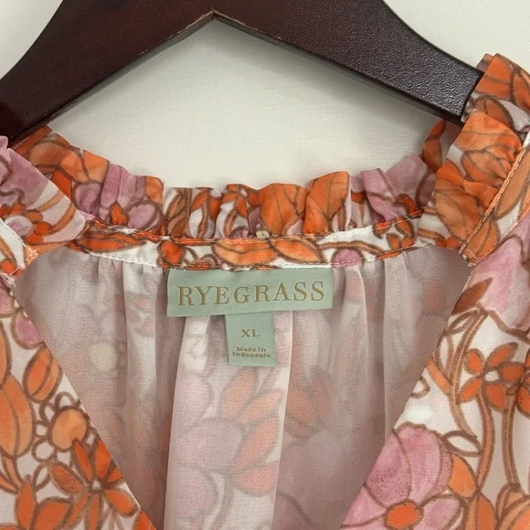 • [Ryegrass] Tie Waist Flowy Dress • - Picture 7 of 10